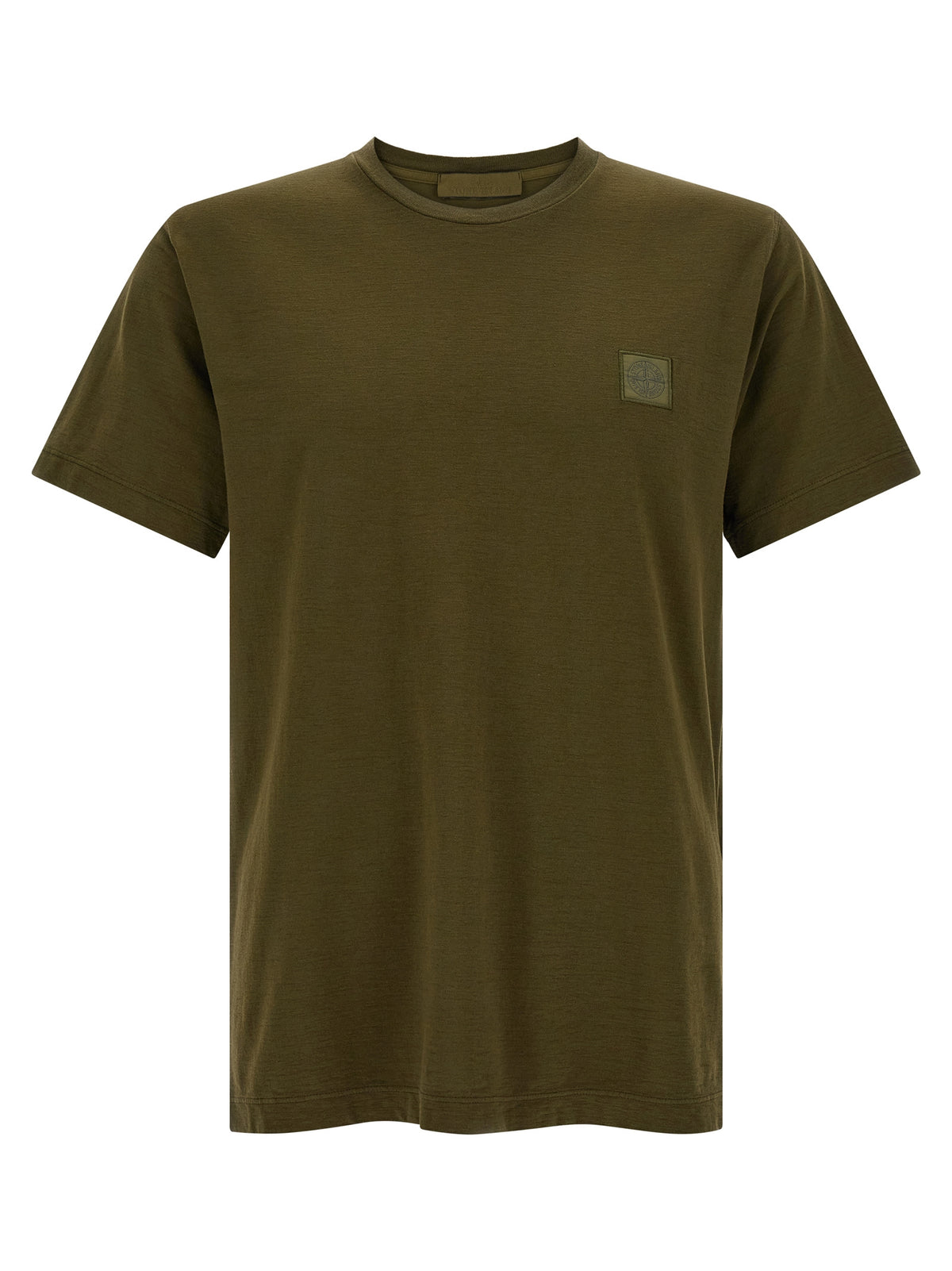Stone Island Bicolor Cotton T-Shirt - Timeless Luxury in Green