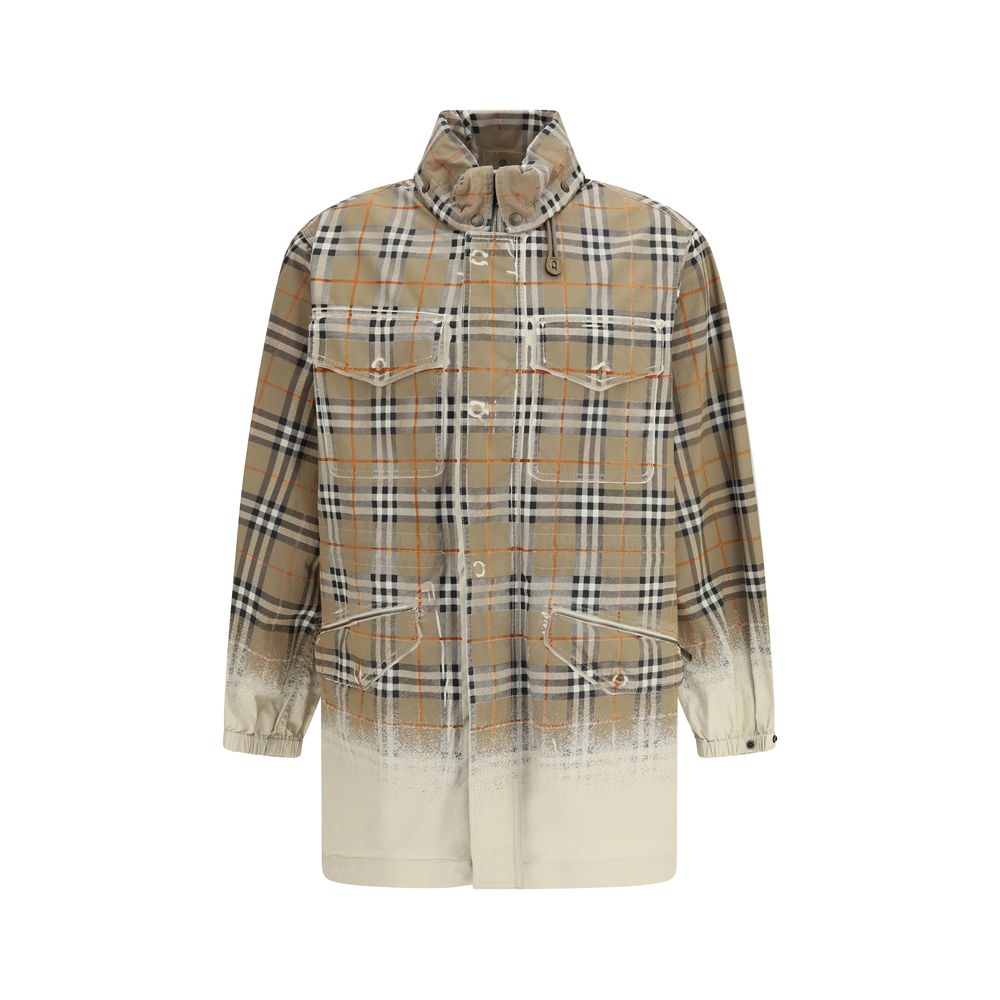 Burberry Beige Cotton Parka - Timeless Luxury Outerwear
