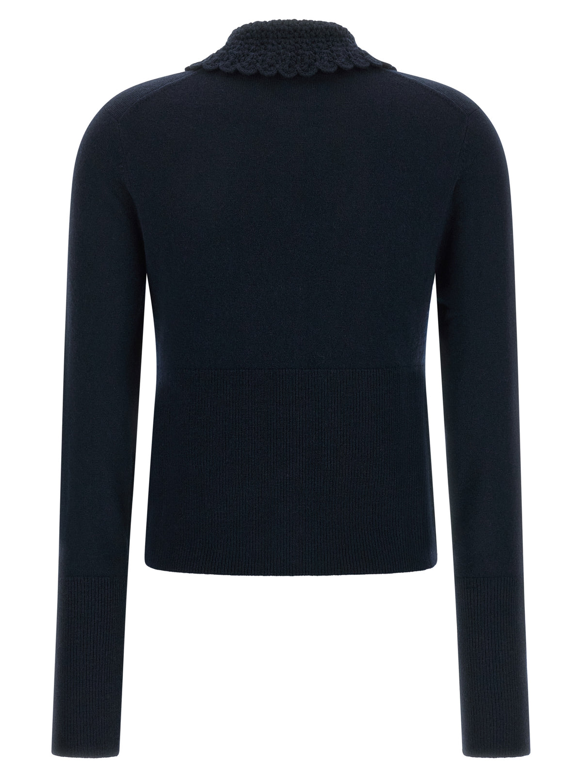 Chloé Blue Wool Cardigan - Timeless Luxury for Discerning Elegance