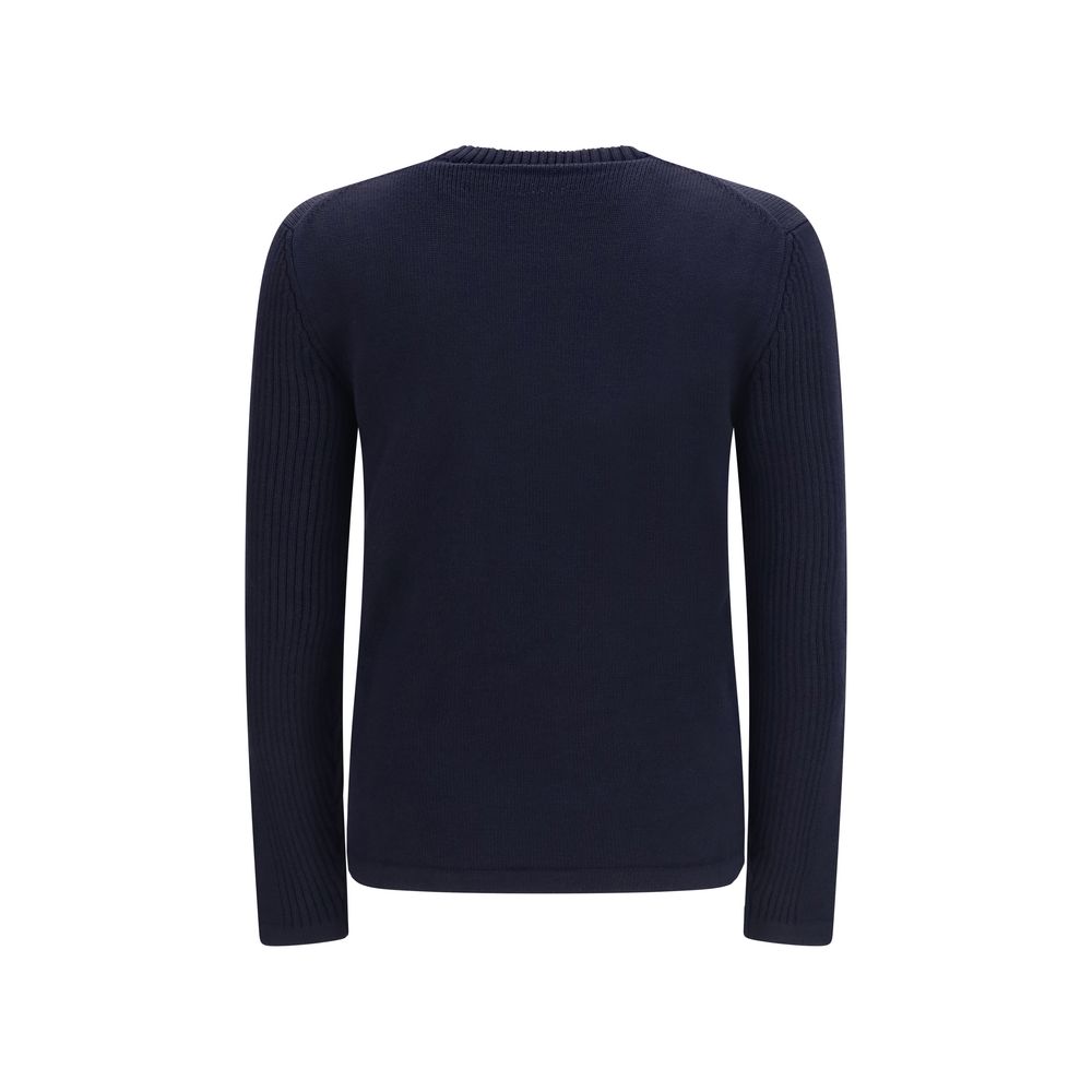 Prada Blue Wool Oves Aries Sweatshirt - Luxurious Comfort Redefined