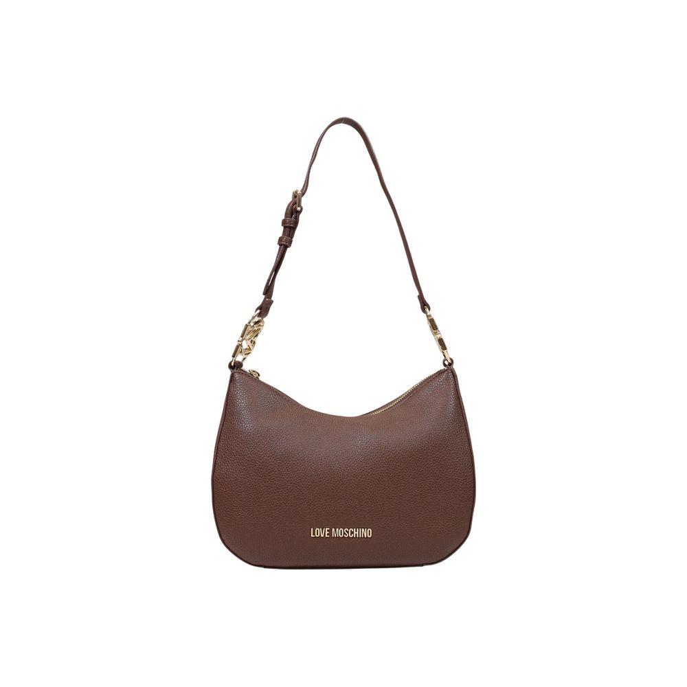 Elevate your style with the Love Moschino Brown Polyethylene Handbag, a luxurious blend of refined craftsmanship and modern elegance, perfect for any sophisticated occasion.
