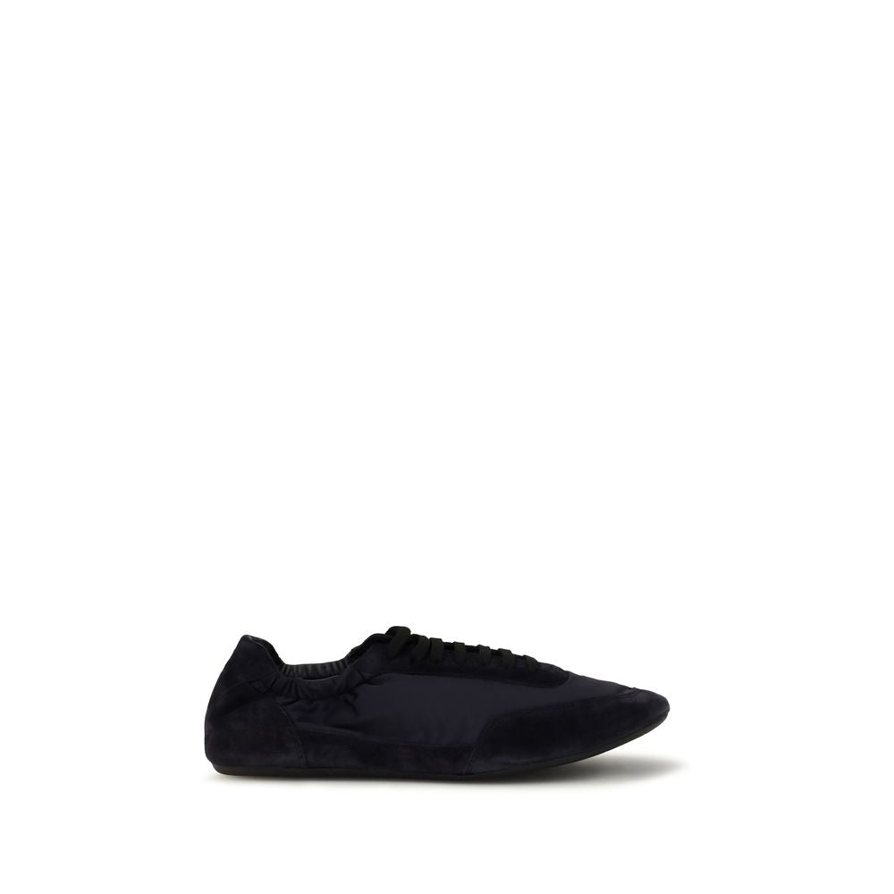 Prada Blue Rubber Athletic Sneakers - Luxurious Sporty Elegance