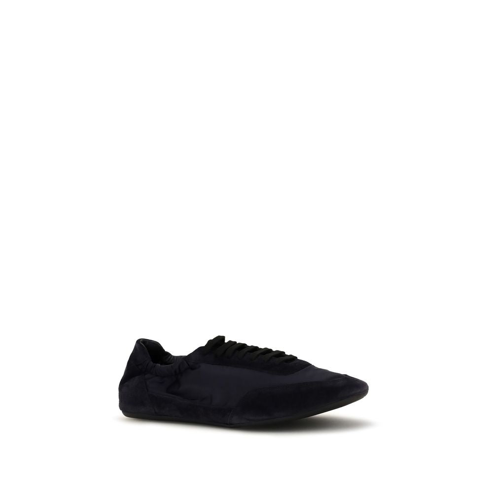 Prada Blue Rubber Athletic Sneakers - Luxurious Sporty Elegance