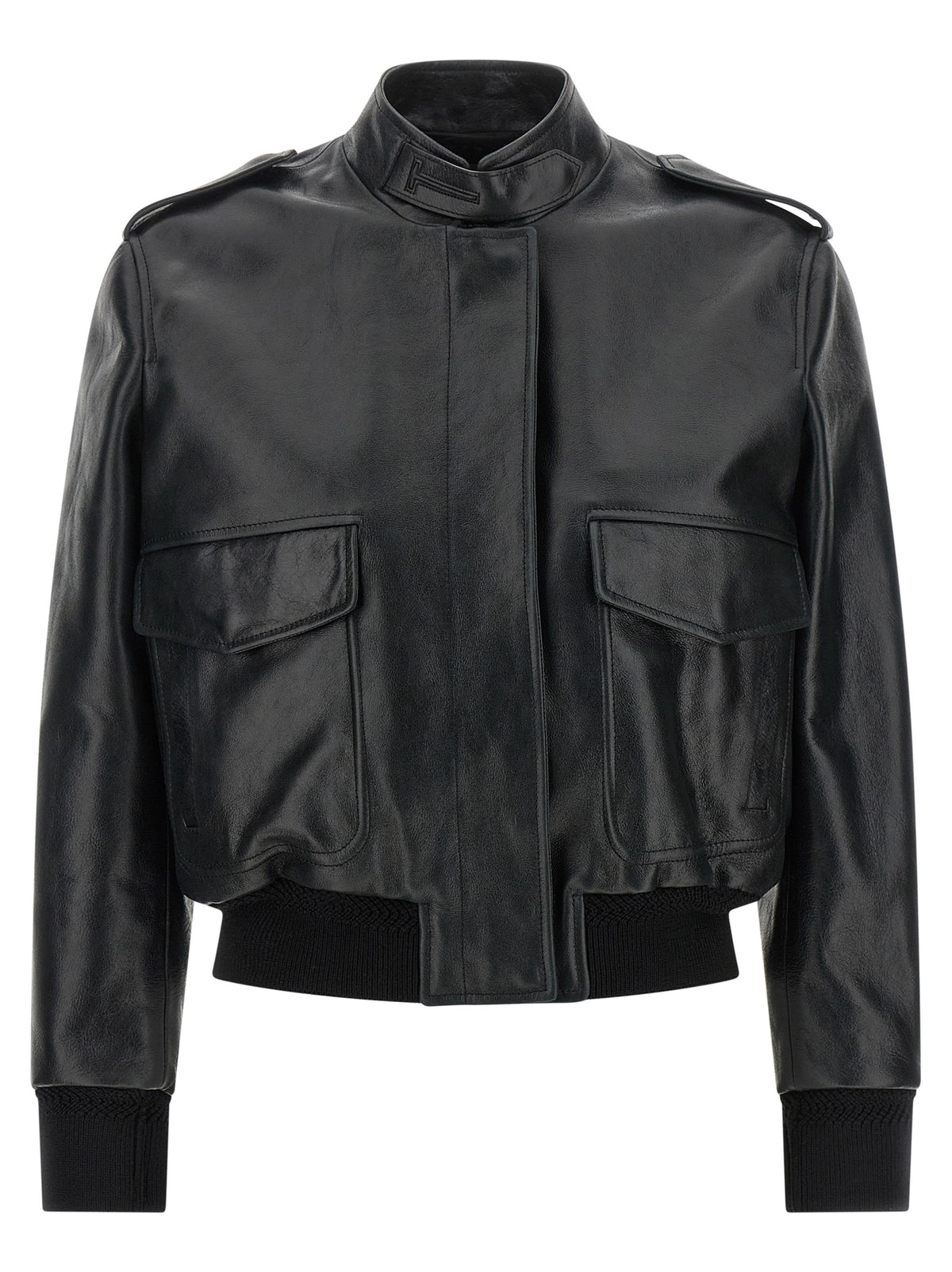 Tom Ford Black Lamb Leather Jacket - Timeless Luxury Redefined