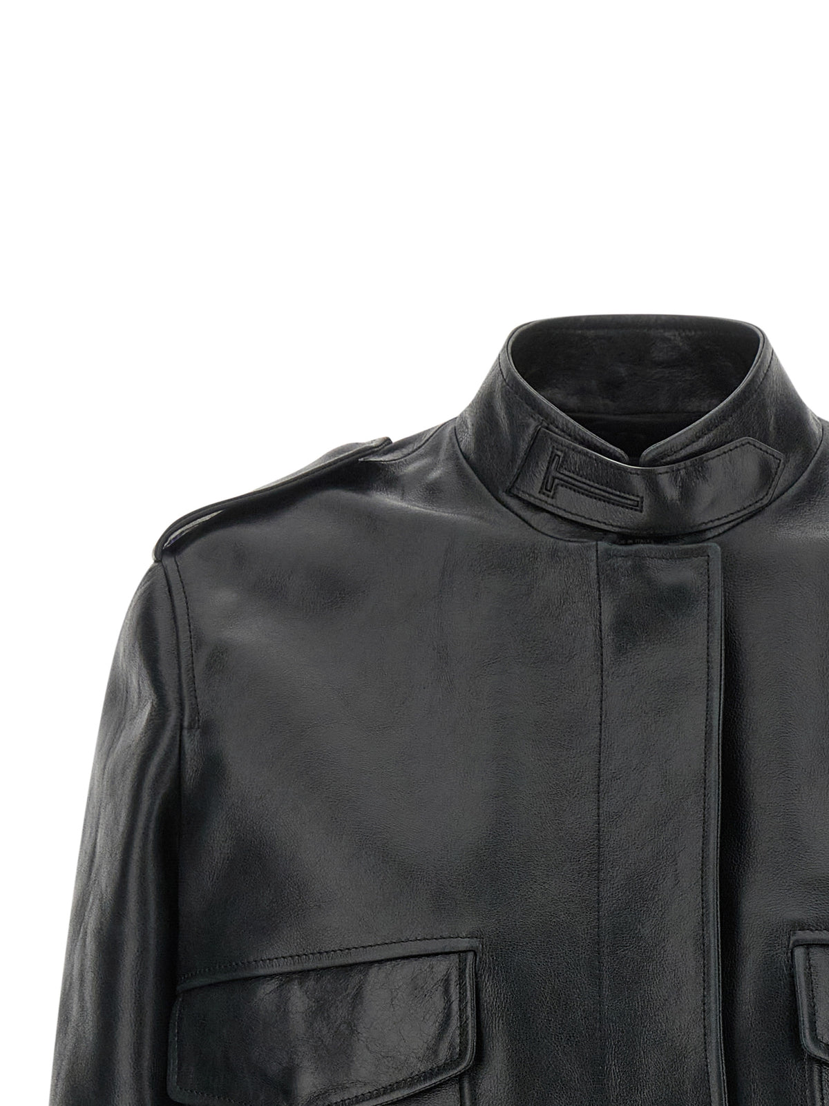 Tom Ford Black Lamb Leather Jacket - Luxury Redefined