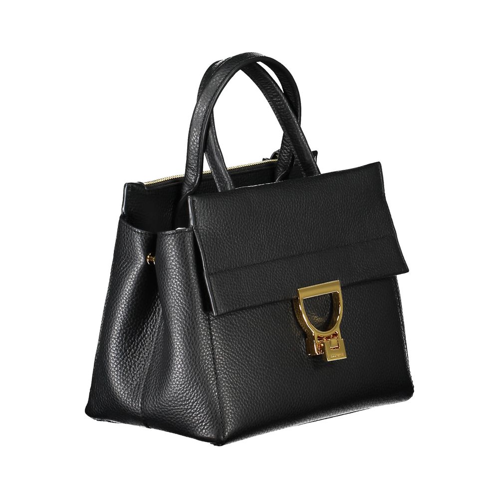 Coccinelle Black Leather Handbag - Timeless Luxury Redefined