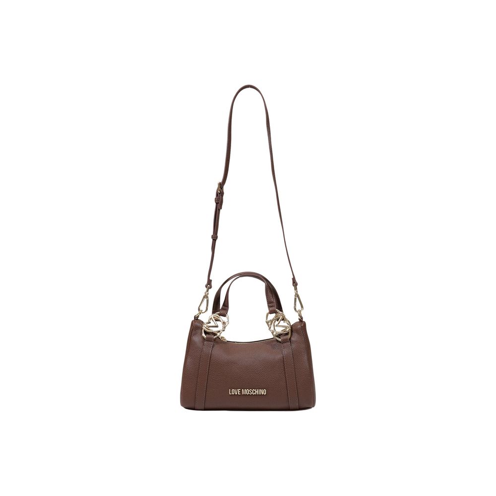 Discover the Love Moschino Brown Polyethylene Handbag from the FW26 collection, a luxurious blend of sophisticated design and durable craftsmanship, perfect for elevating any ensemble.