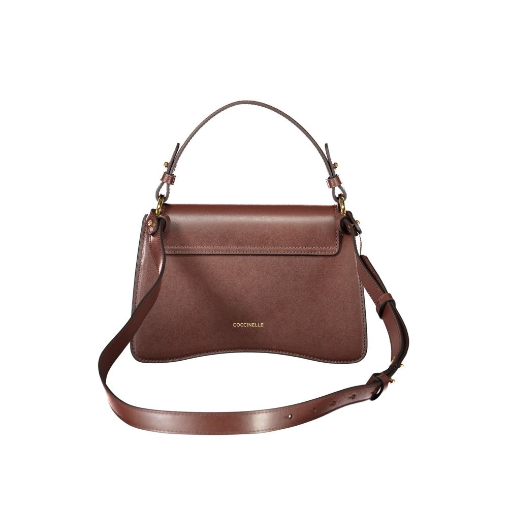 Coccinelle Brown Leather Handbag - Timeless Luxury Redefined