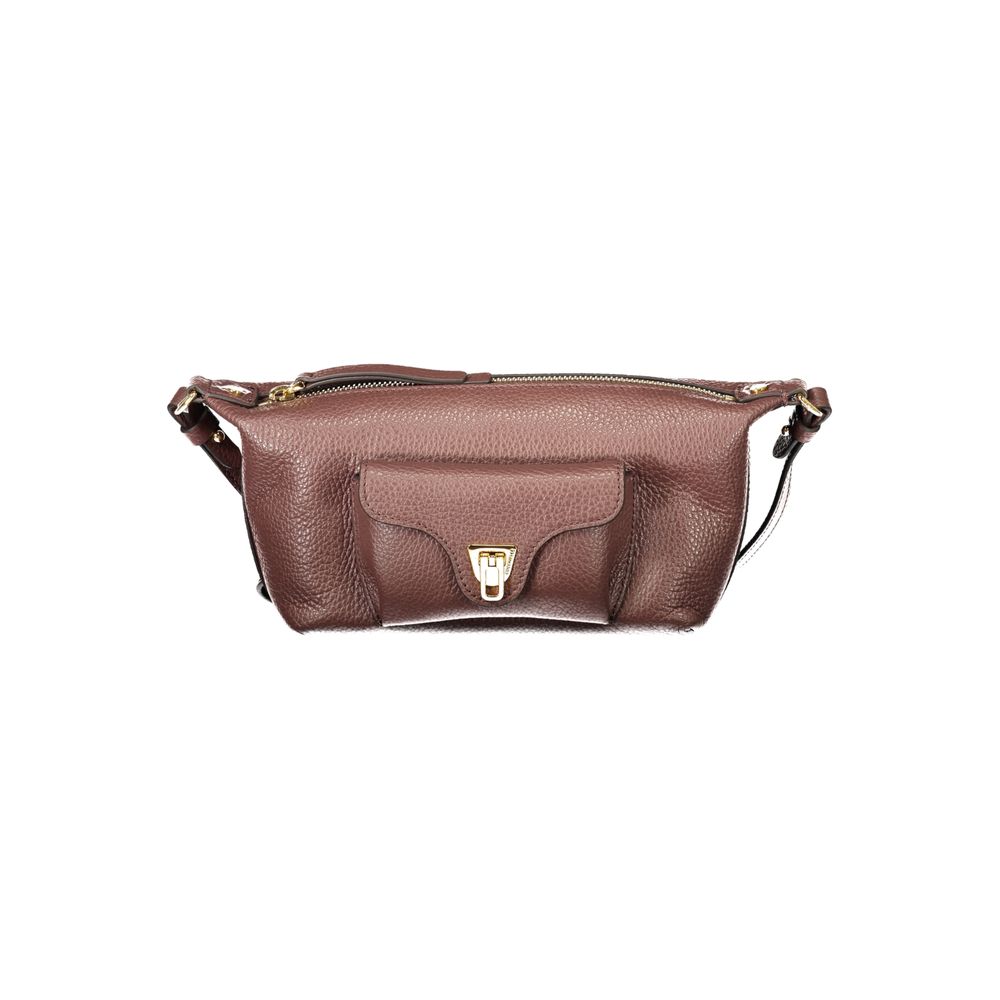 Coccinelle Brown Leather Handbag - Timeless Luxury Accessory