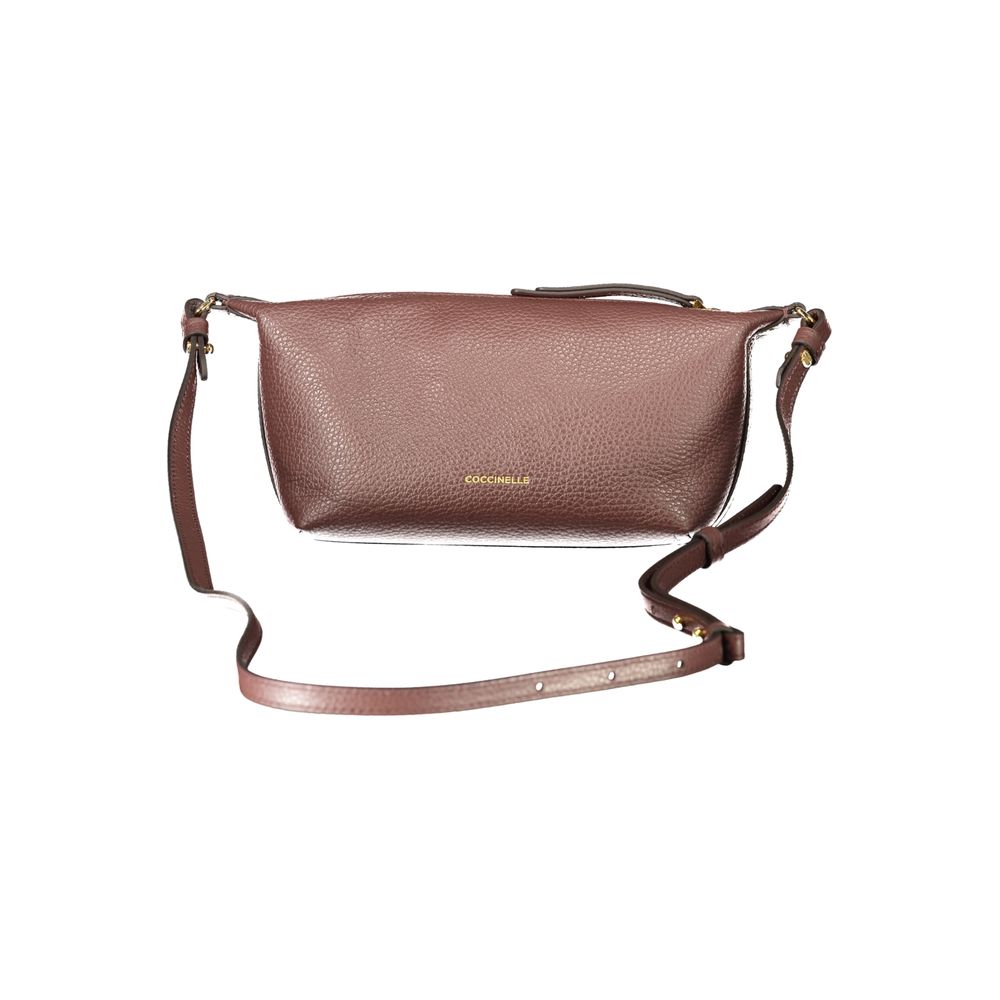 Coccinelle Brown Leather Handbag - Exquisite Luxury Accessory