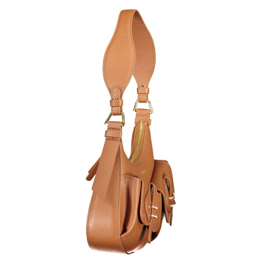 Coccinelle Brown Leather Handbag - Timeless Luxury Redefined