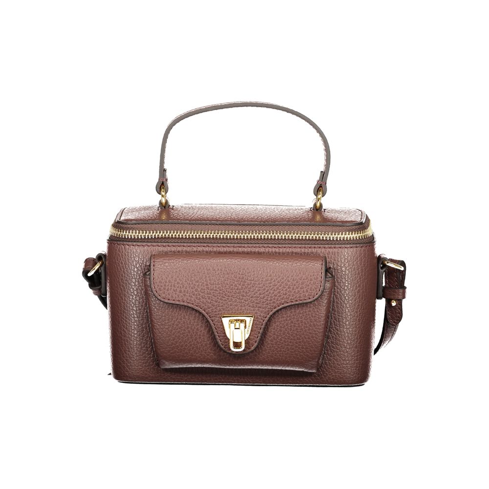 Elevate your style with the Coccinelle Brown Leather Handbag, a masterpiece of exquisite craftsmanship and timeless elegance, perfect for the discerning individual.