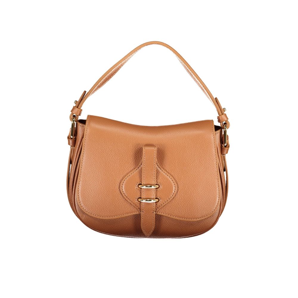 Coccinelle Brown Leather Handbag - Timeless Luxury Redefined
