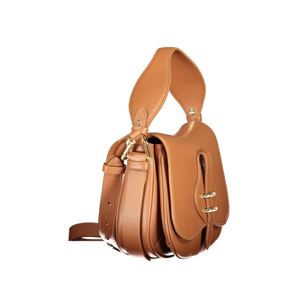 Coccinelle Brown Leather Handbag - Elevate Your Elegance