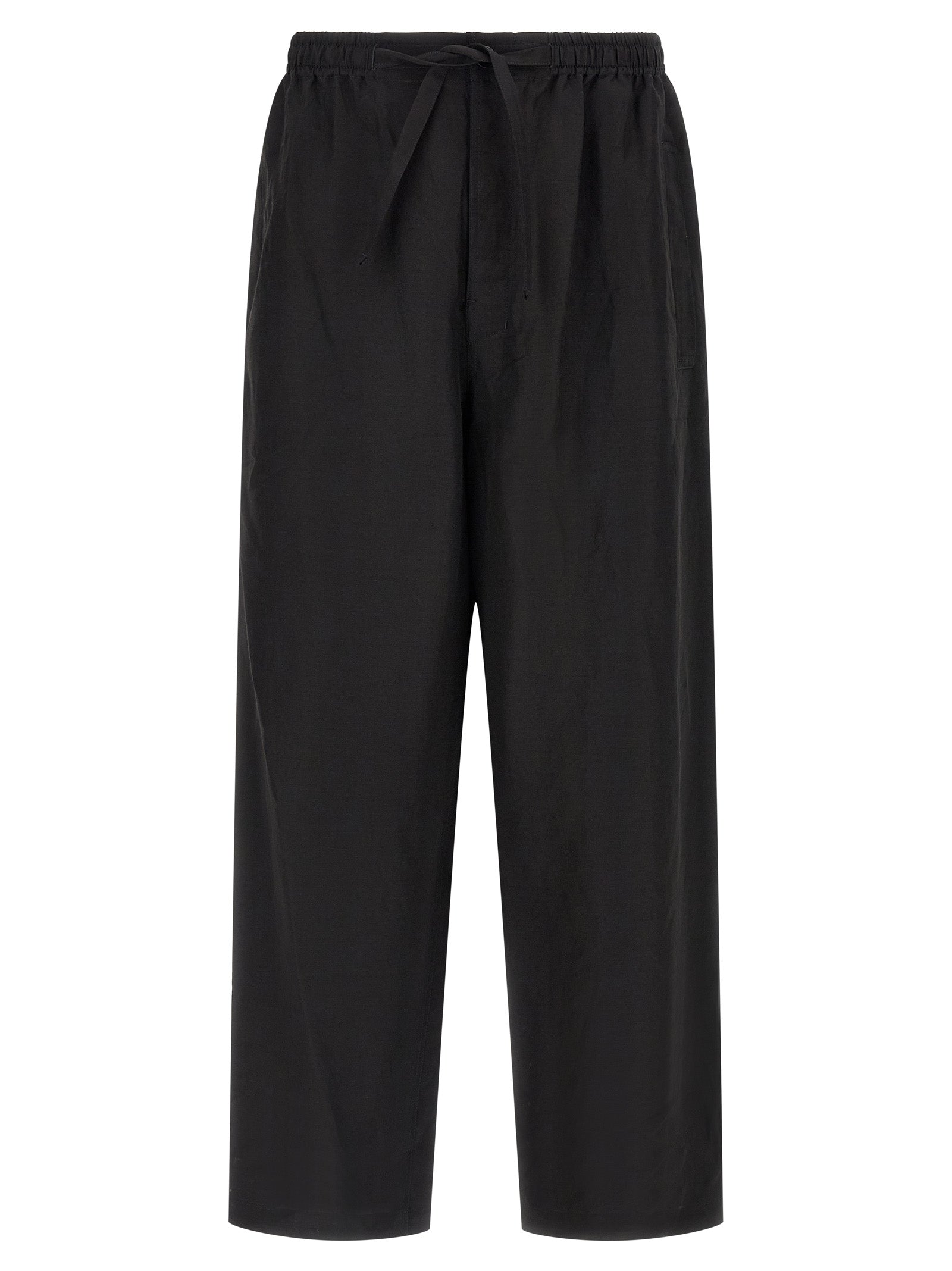 Lemaire Black Linen Casual Pants