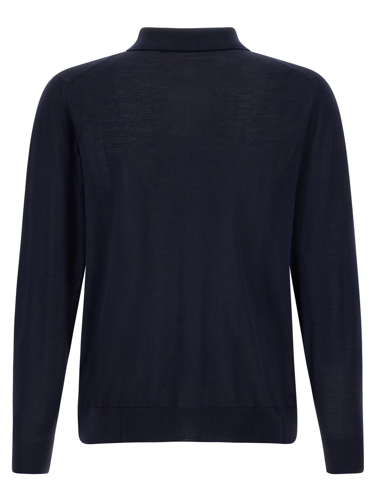 Kiton Blue Wool Polo Shirt - Timeless Luxury for the Discerning