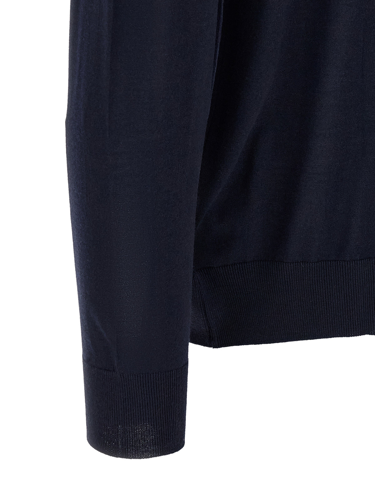 Kiton Blue Wool Polo Shirt - Timeless Luxury for the Discerning