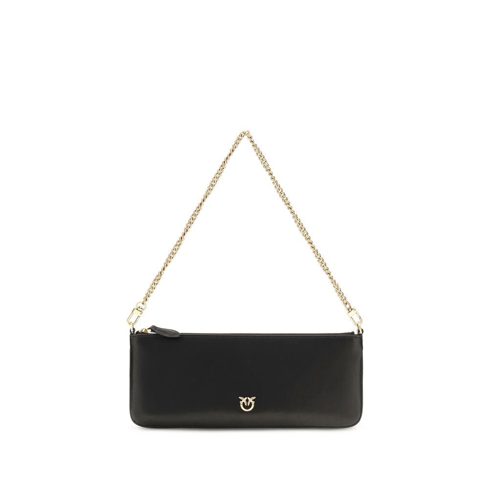 Discover the PINKO Black Calf Leather Bos Taurus Wallet, a masterpiece of soft silk-touch leather, blending elegance with functionality for the discerning individual.