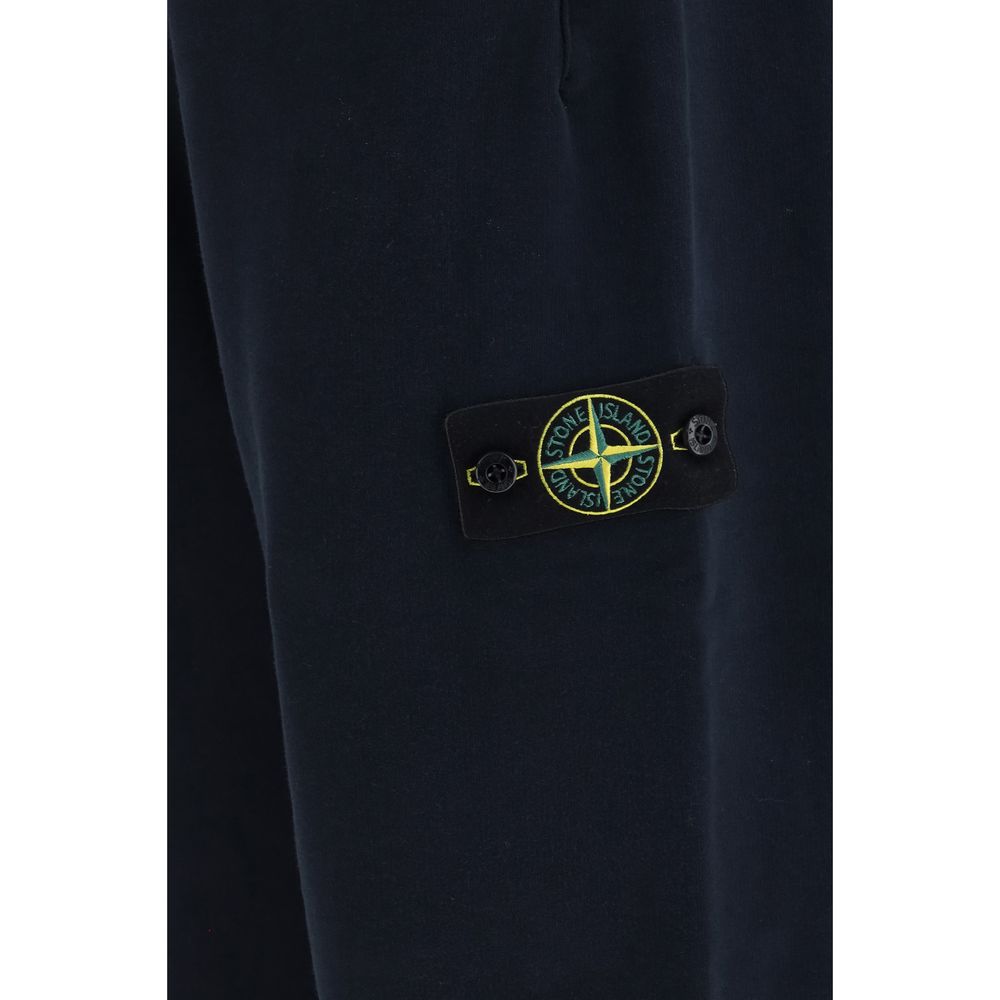 Stone Island Blue Cotton Sweatshirt - Effortless Luxury Style
