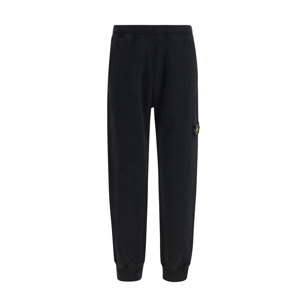 Stone Island Black Cotton Sweatshirt - Elevate Your Leisurewear