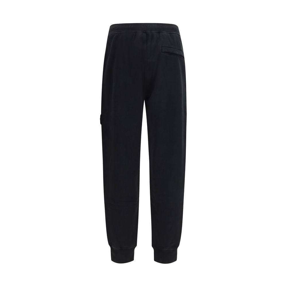 Stone Island Black Cotton Sweatshirt - Elevate Your Leisurewear