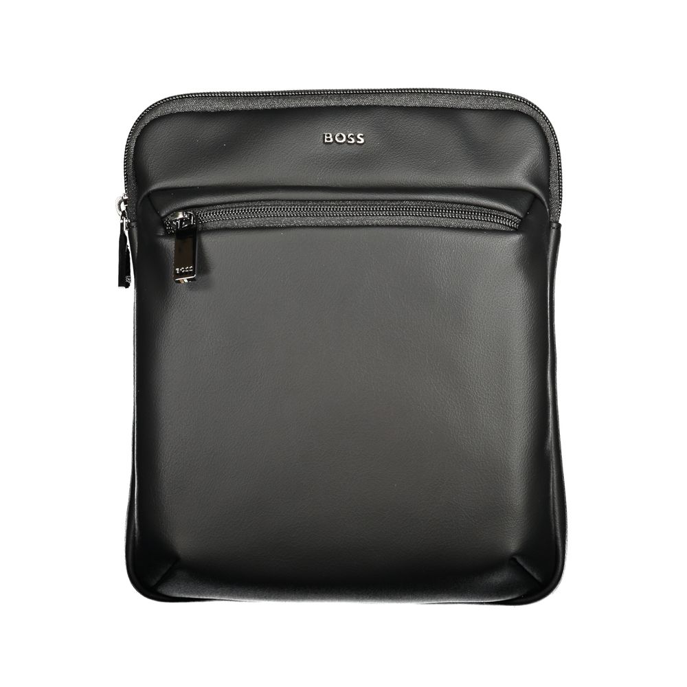 Hugo Boss Black Polyurethane Shoulder Bag - Timeless Luxury