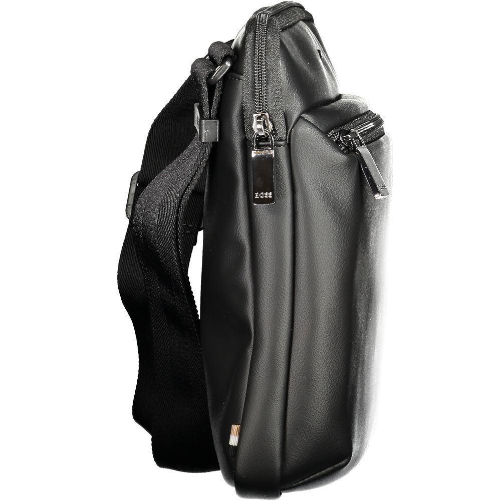 Hugo Boss Black Polyurethane Shoulder Bag - Timeless Luxury