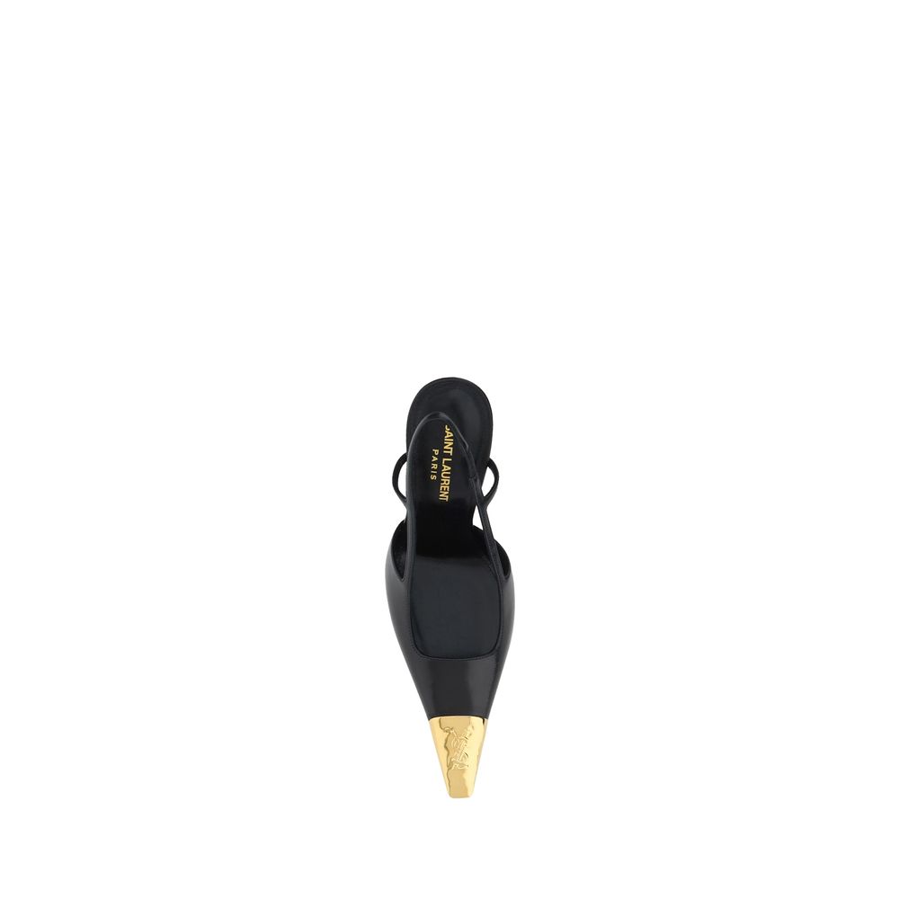 Saint Laurent High Heel Pumps - Exquisite Black Lamb Leather