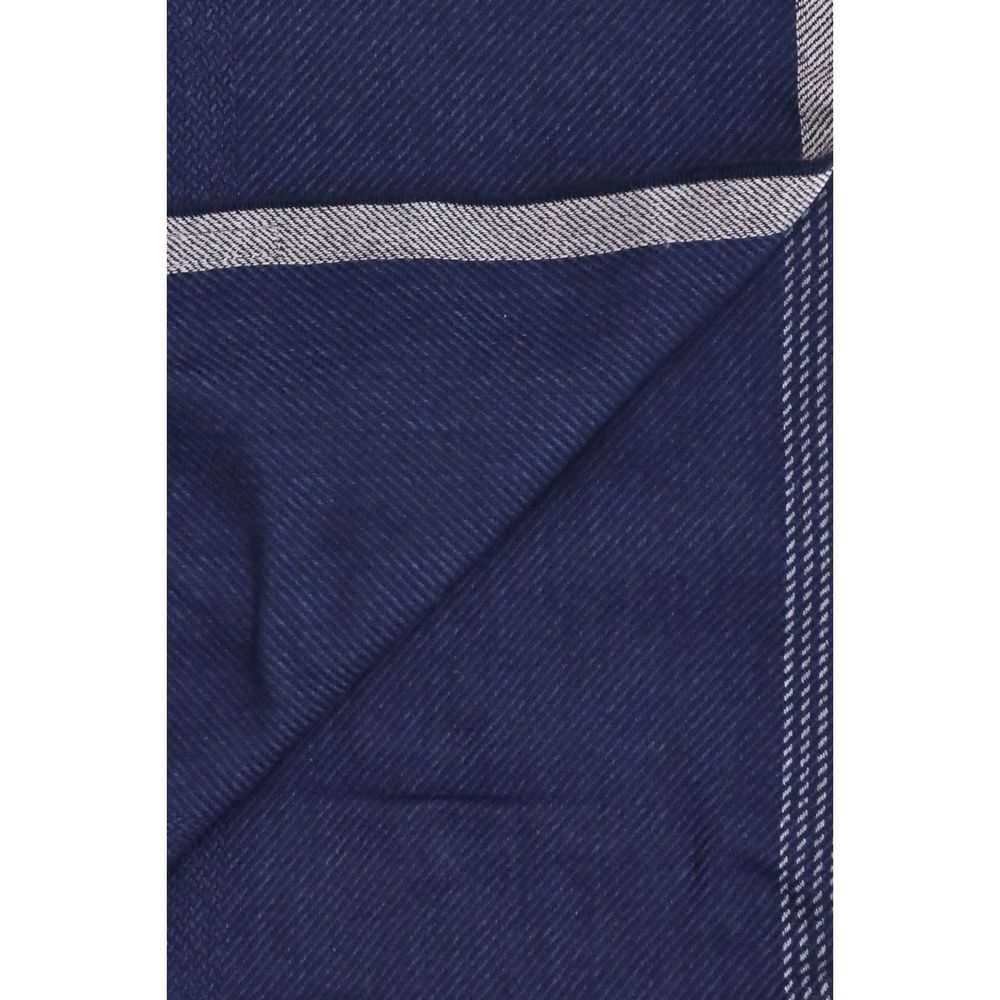 Brunello Cucinelli Cashmere Scarf - Timeless Luxury in Blue