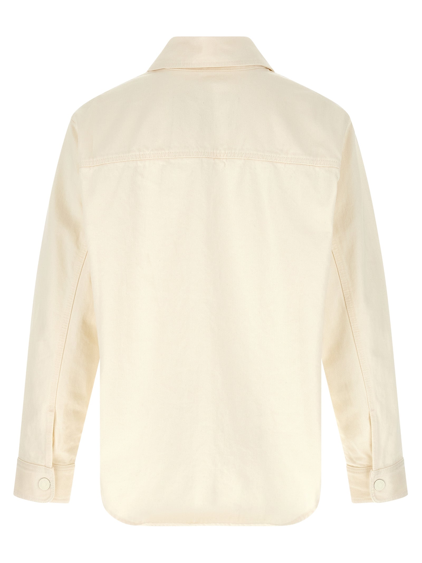 Ami Paris Beige Cotton Blouse - Effortless Elegance Redefined
