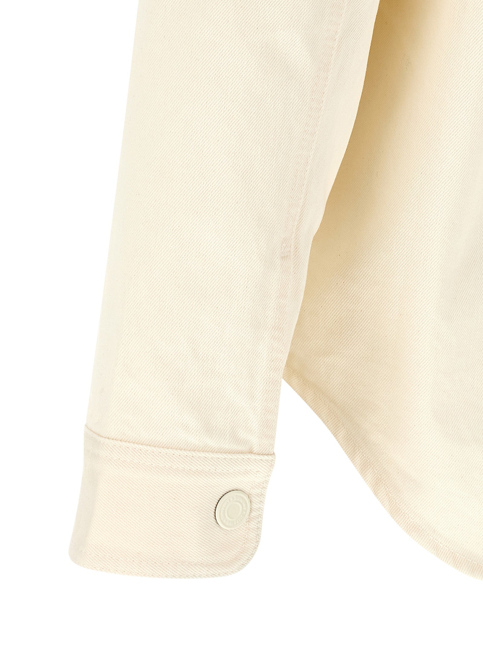 Ami Paris Beige Cotton Blouse - Effortless Elegance Redefined
