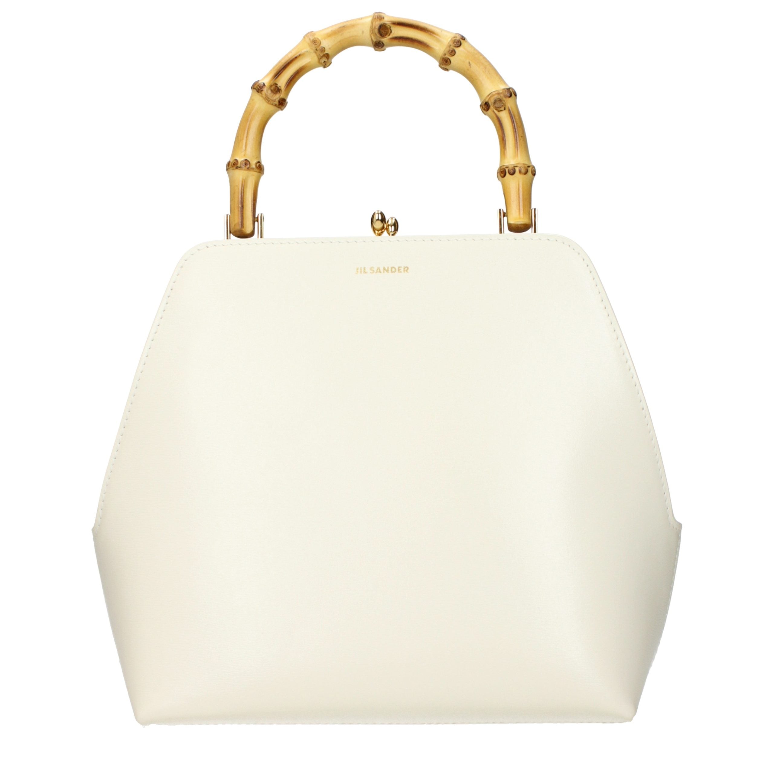 Elevate your elegance with the Jil Sander Beige Leather Handbag, a masterpiece of exquisite craftsmanship and timeless luxury, perfect for every sophisticated occasion.