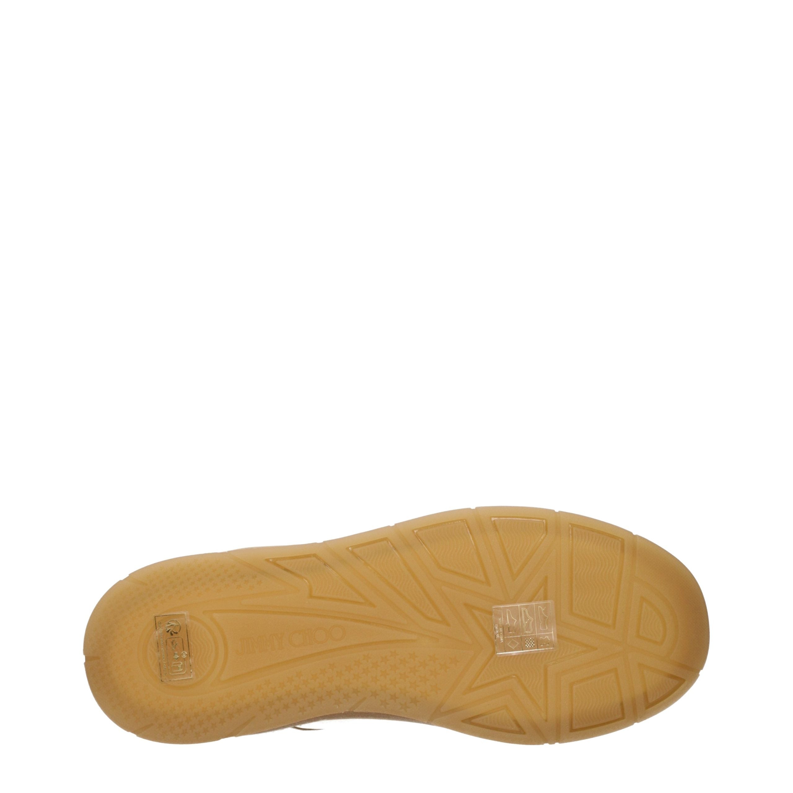 Elevate your style with Jimmy Choo's Beige Leather Low Top Sneakers, a blend of exquisite craftsmanship and timeless elegance, perfect for the discerning connoisseur.