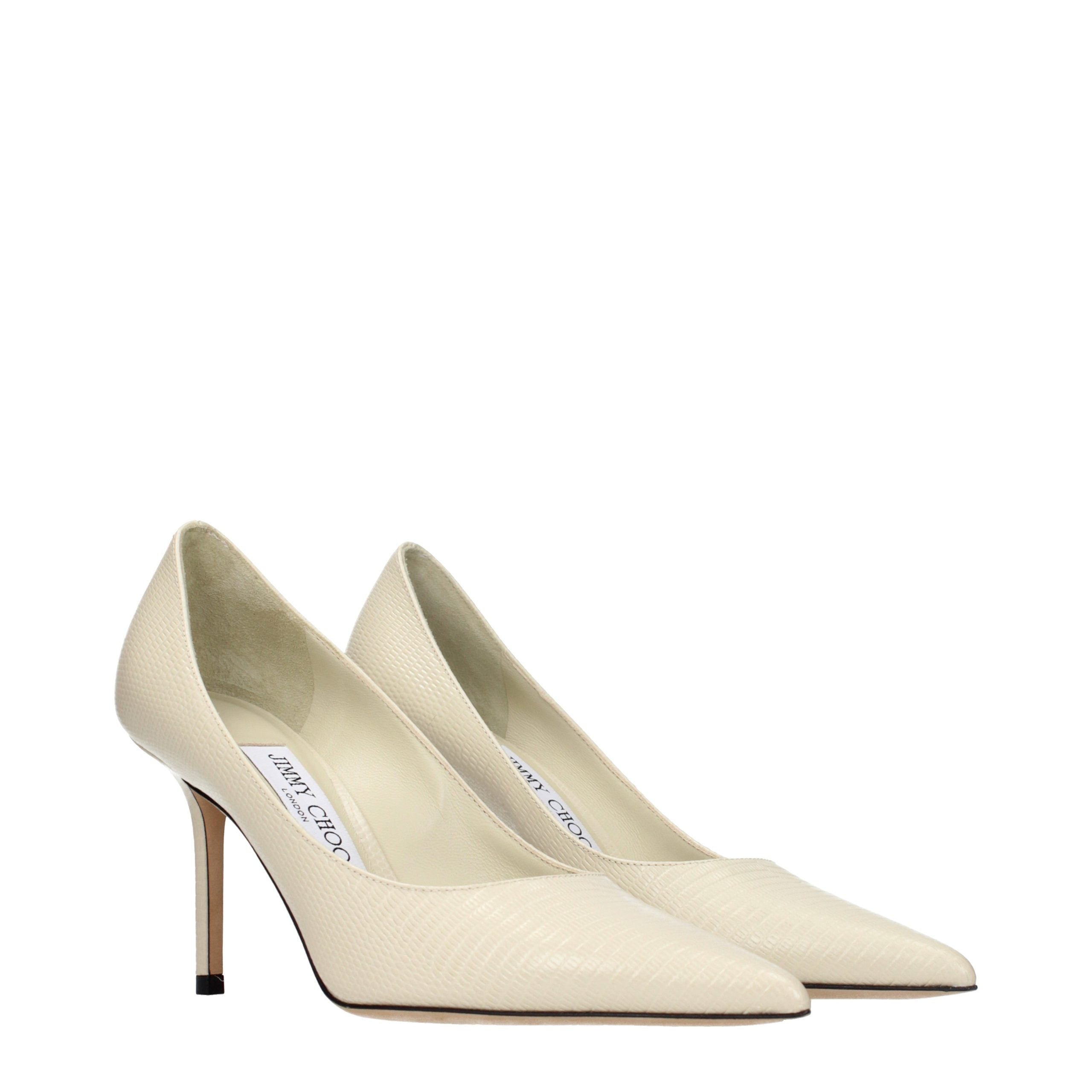 Step into elegance with Jimmy Choo's Beige Leather High Heel Pumps, a symbol of refined luxury and exquisite craftsmanship, perfect for the discerning individual.