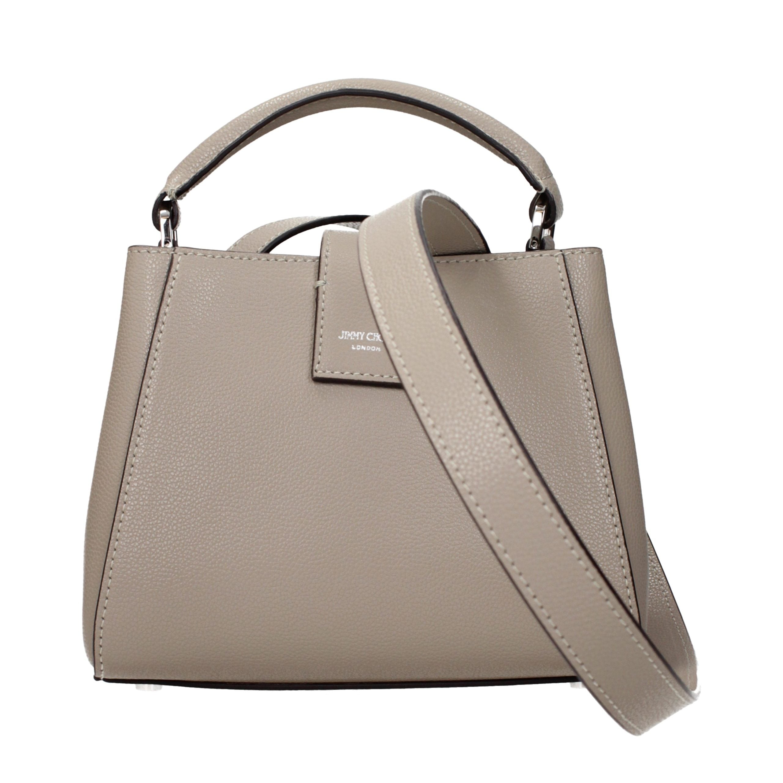 Discover the Jimmy Choo Gray Leather Handbag, a symbol of sophistication and exquisite craftsmanship, perfect for elevating your style in any setting.
