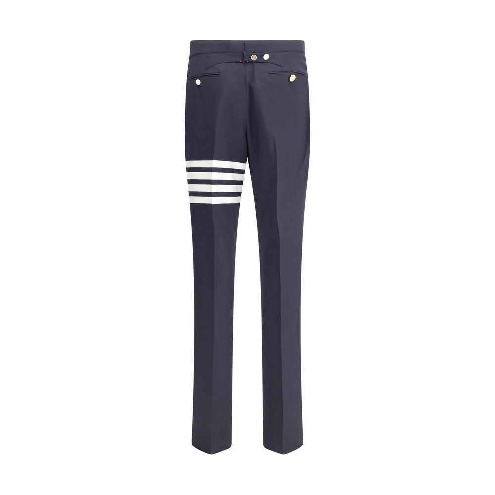 Thom Browne Blue Wool Oves Aries Pants