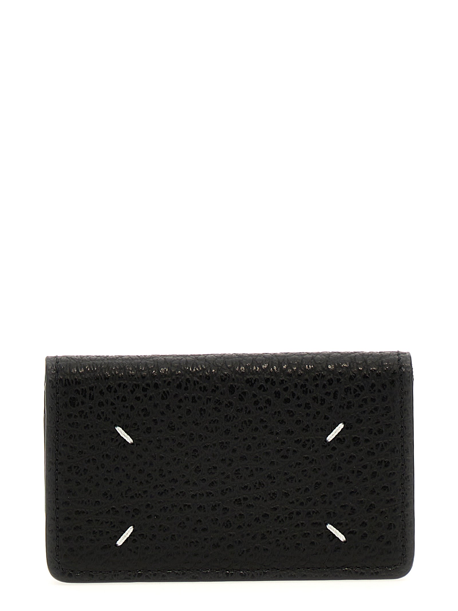 Maison Margiela Black Calfskin Cardholder - Timeless Luxury Accessory