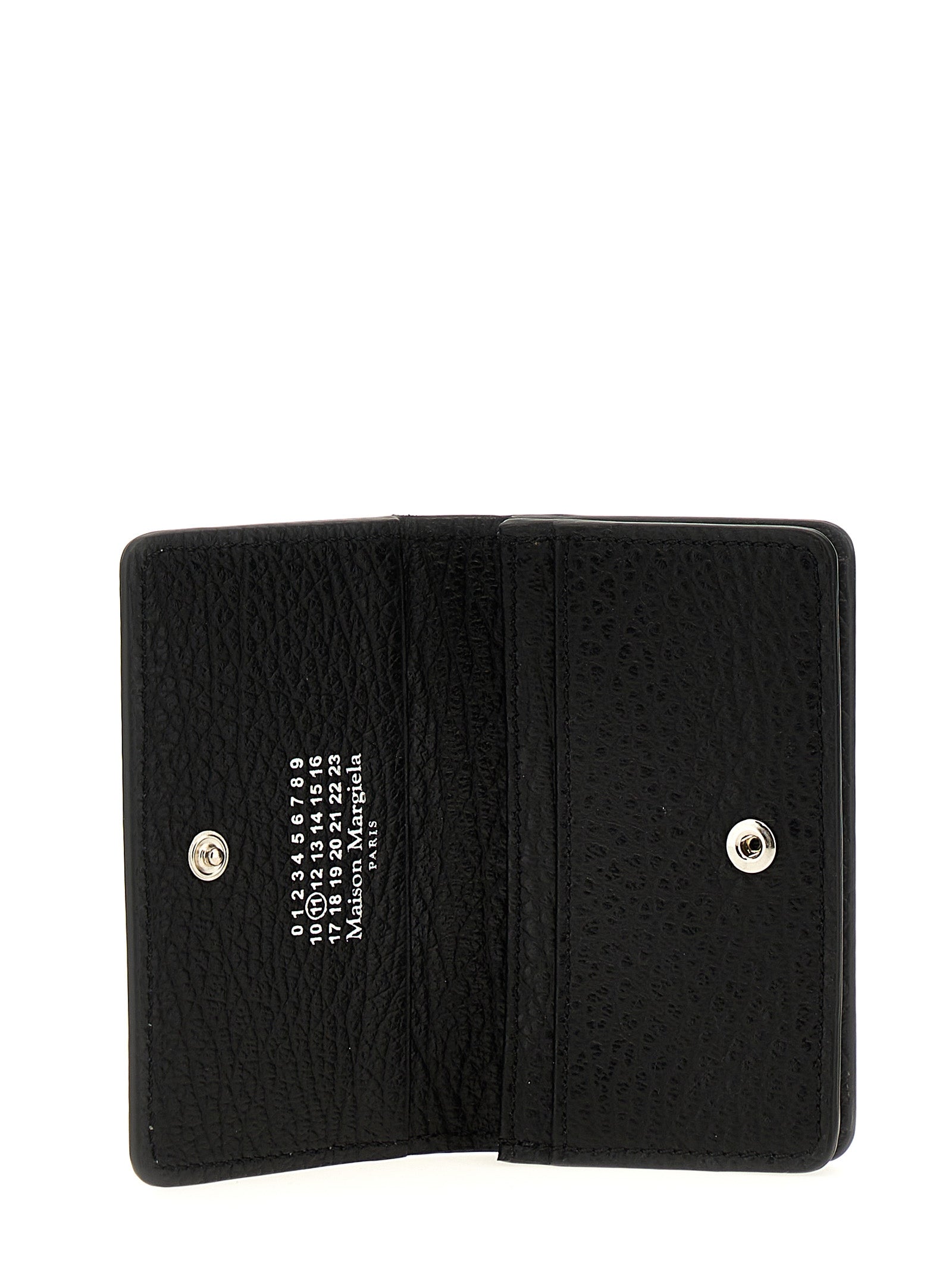 Maison Margiela Black Calfskin Cardholder - Timeless Luxury Accessory