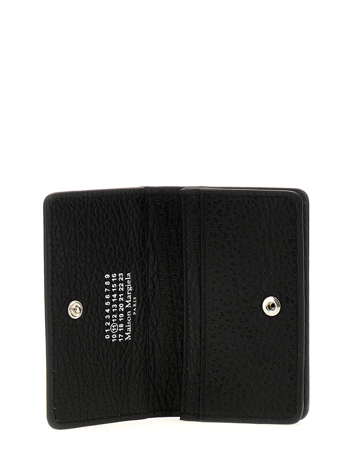 Maison Margiela Black Calfskin Cardholder - Timeless Luxury Accessory