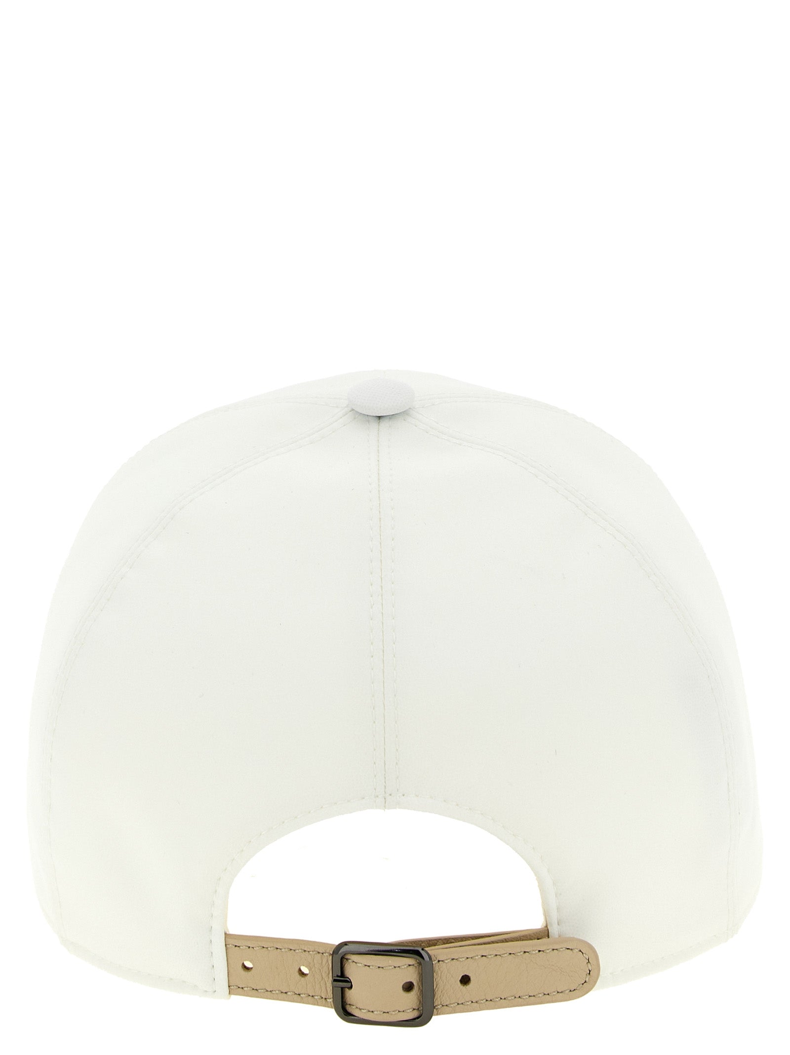 Brunello Cucinelli White Polyester Cap - Timeless Luxury Accessory
