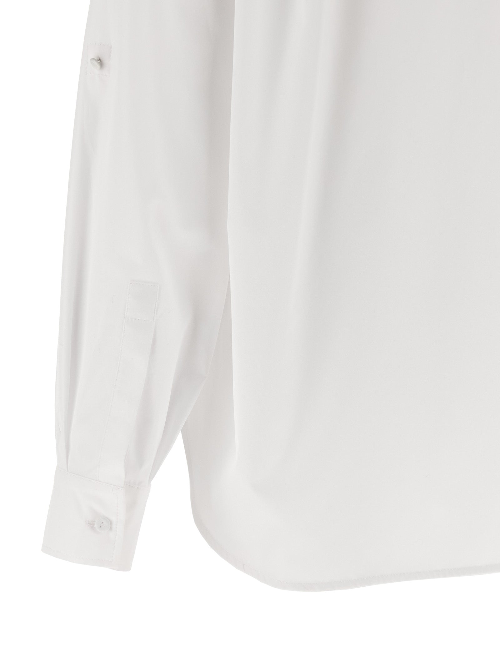 Max Mara White Cotton Blouse - Elevate Your Elegance Today