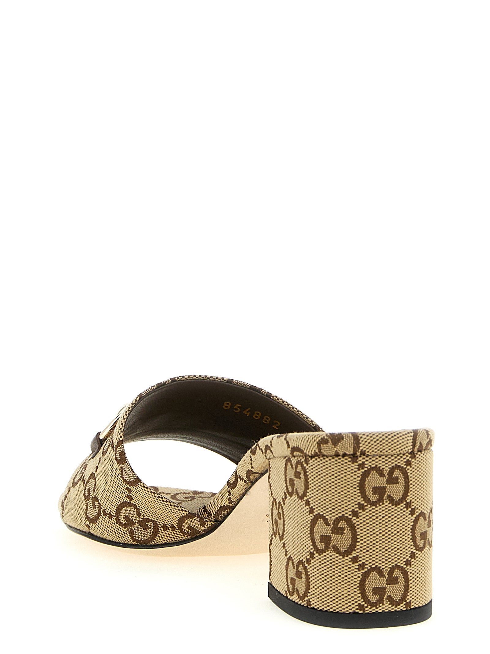 Gucci Beige Cotton Slides - Luxurious Italian Footwear