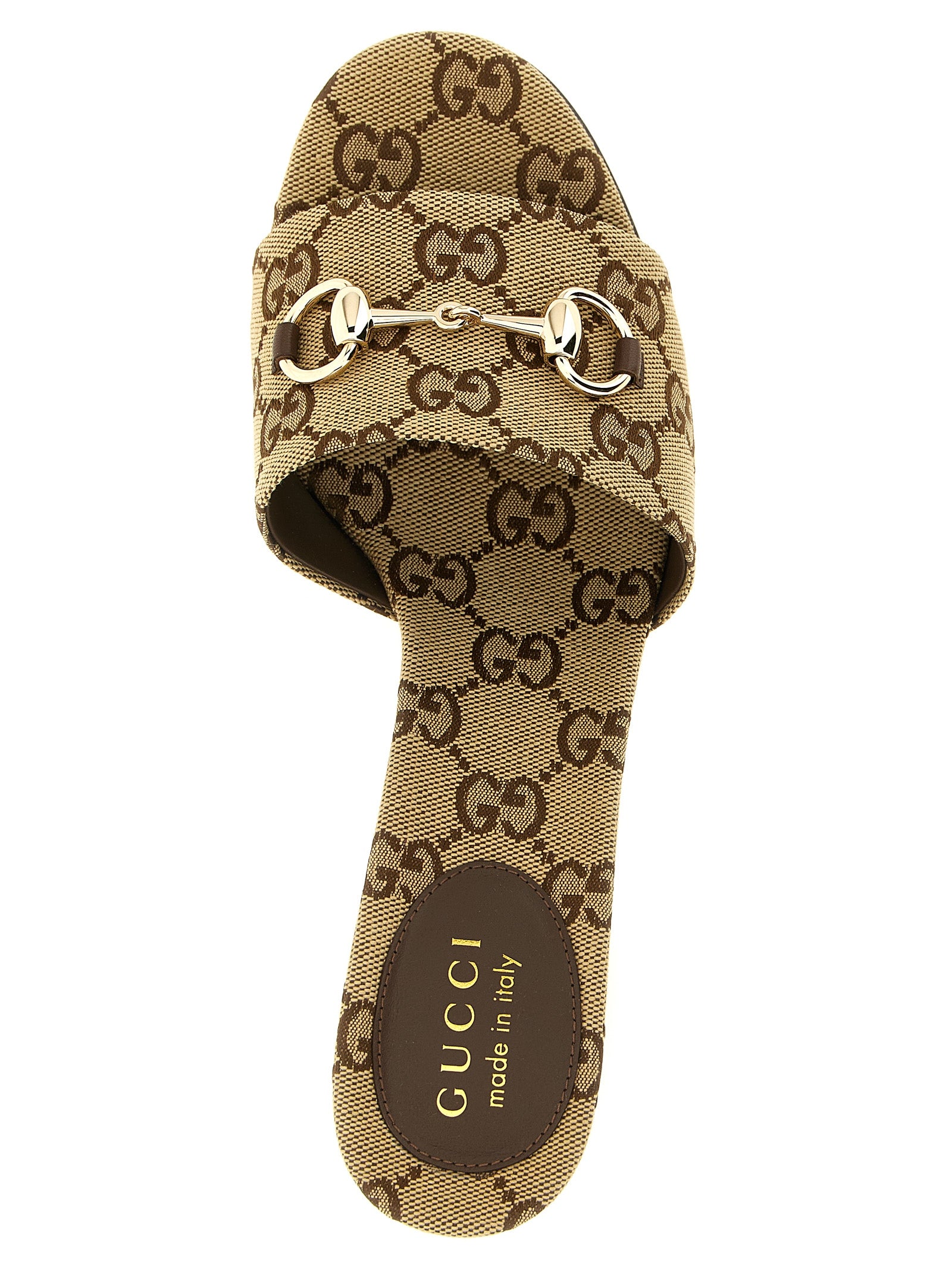 Gucci Beige Cotton Slides - Exquisite Luxury Footwear