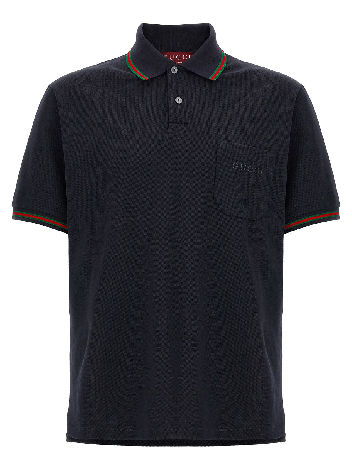 Gucci Blue Cotton Polo Shirt - Timeless Luxury for the Discerning