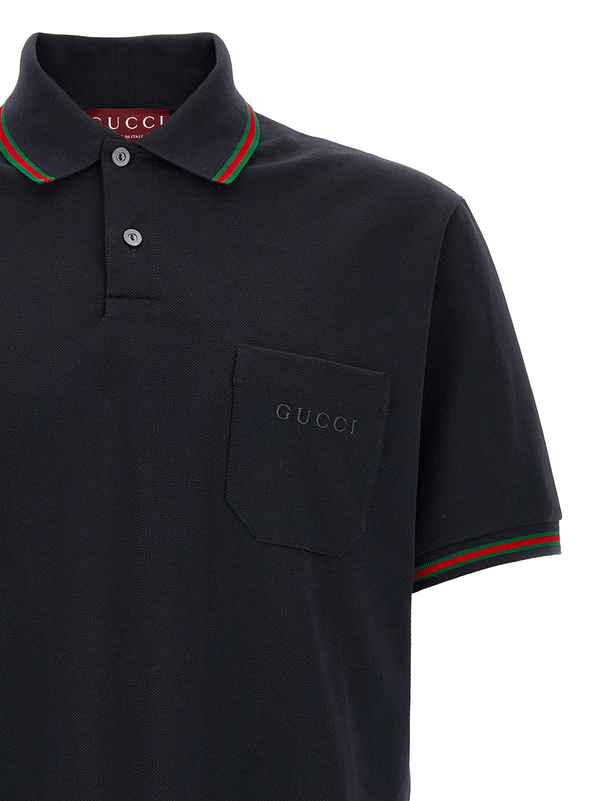 Gucci Blue Cotton Polo Shirt - Timeless Luxury Redefined