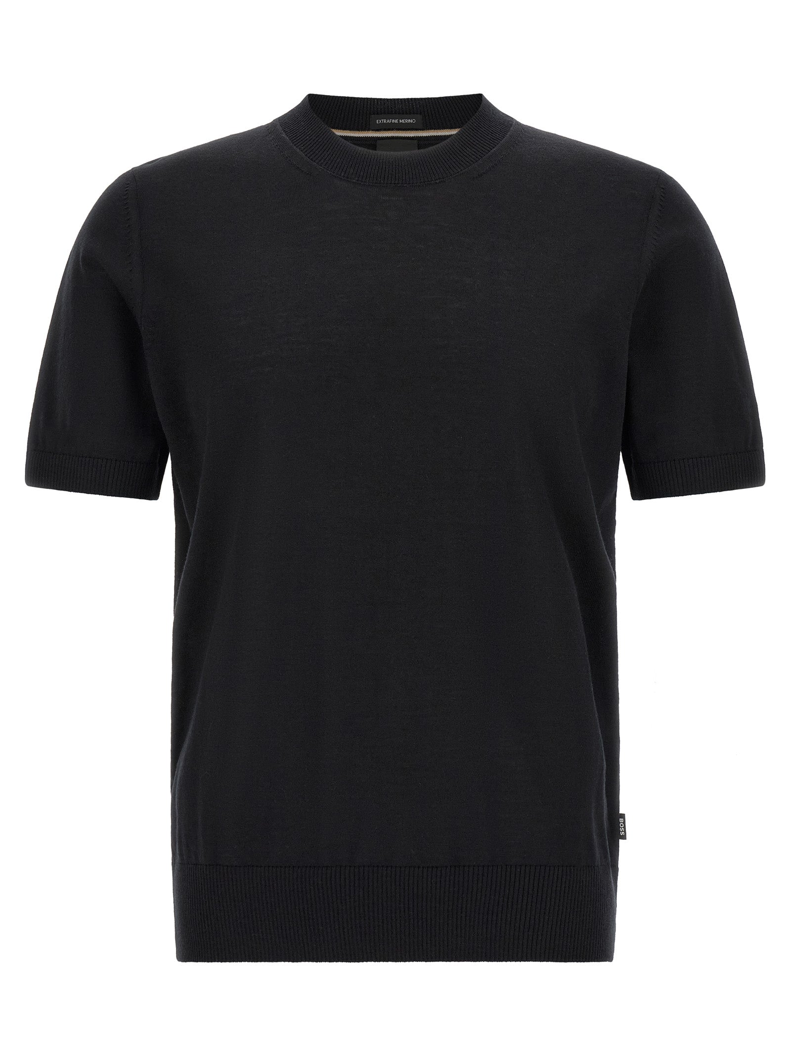 Hugo Boss Black Virgin Wool T-Shirt - Timeless Luxury Essentials
