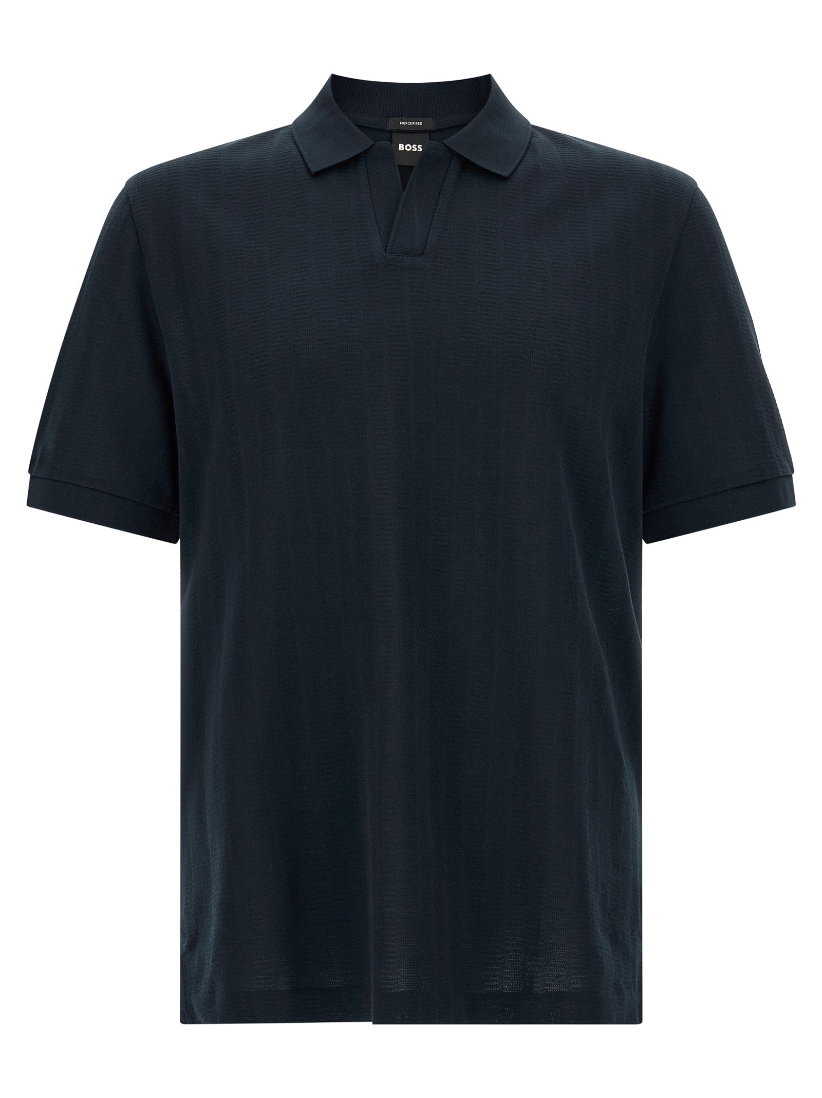Hugo Boss Blue Cotton Polo Shirt - Timeless Luxury Essential