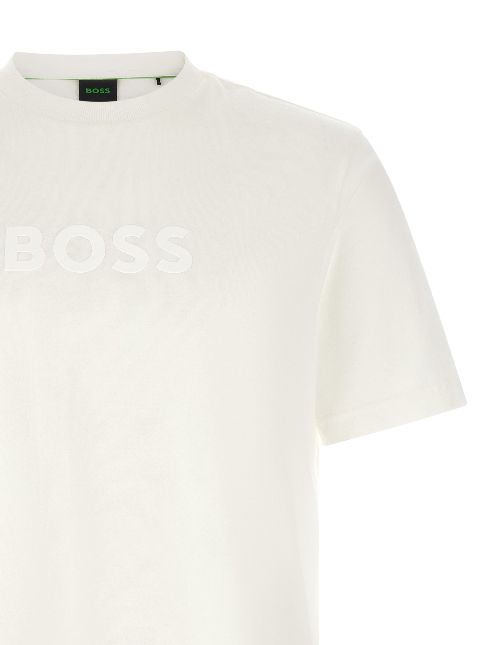 Hugo Boss White Cotton T-Shirt - Timeless Luxury Essentials