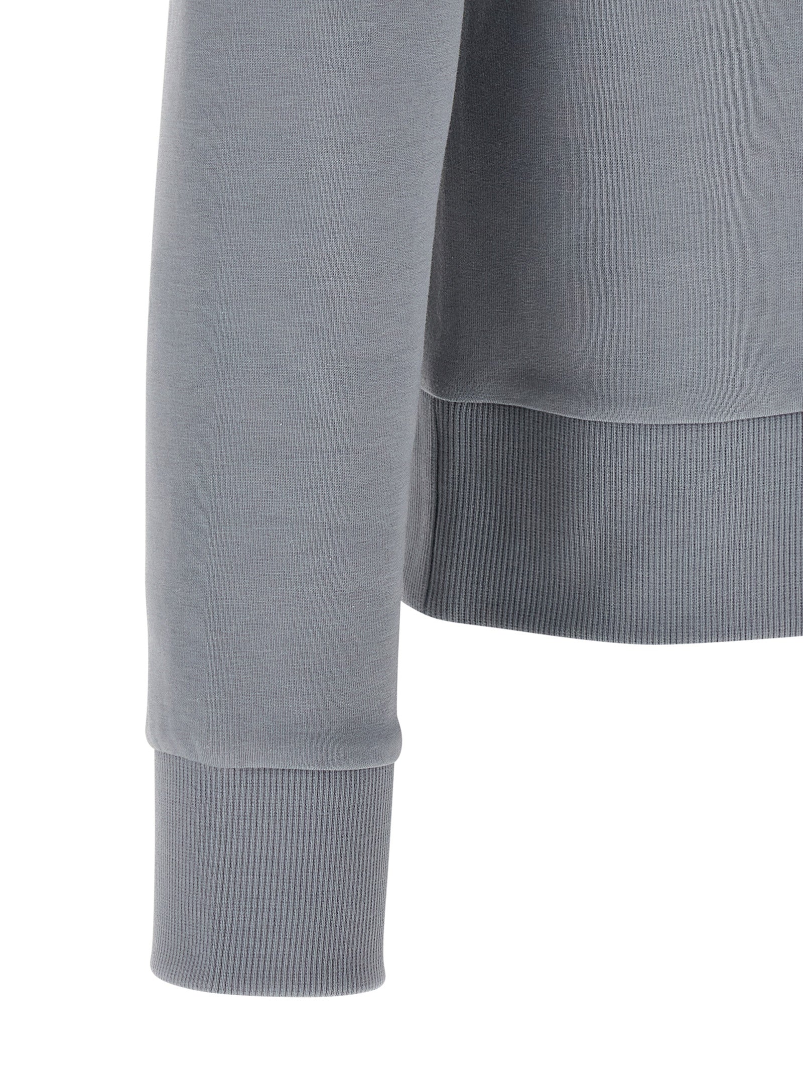 Hugo Boss Gray Cotton Sweatshirt - Effortless Luxe Comfort