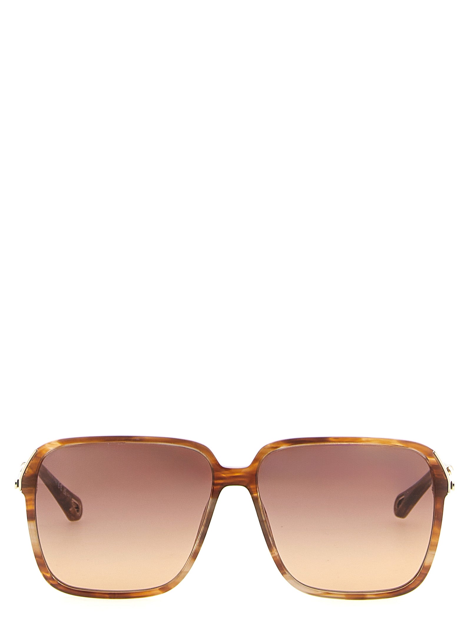 Experience the allure of Chloé Brown Acetate Sunglasses, where exquisite tortoiseshell craftsmanship meets timeless elegance, perfect for the discerning individual.